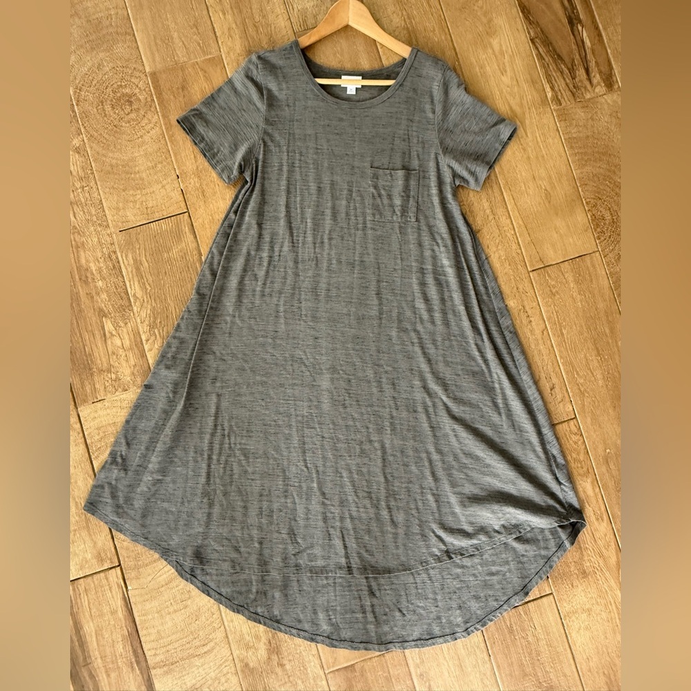 LuLaRoe Charcoal Carly Dress